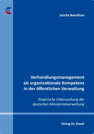 VerhandlungsmanagementAlsOrganisationaleKompetenz VerhandlungsmanagementAlsOrganisationaleKompetenz